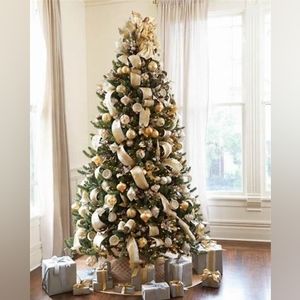 Nearly Natural 6' Slim Green Mountain Pine Artificial Christmas Tree with 250 Cl